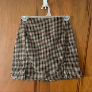 90's John Galt Plaid Skirt
